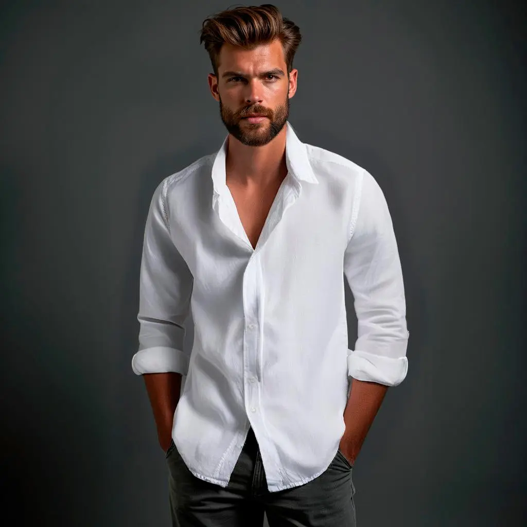 Camisa Holborn 100% lino - Image 6