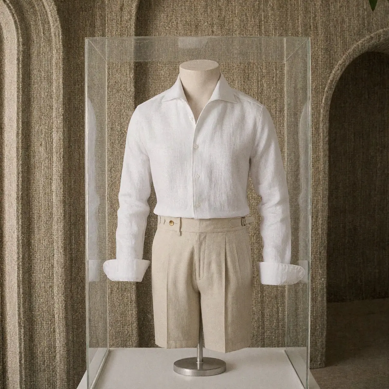 Camisa de Vestir 100% lino old money - Image 4