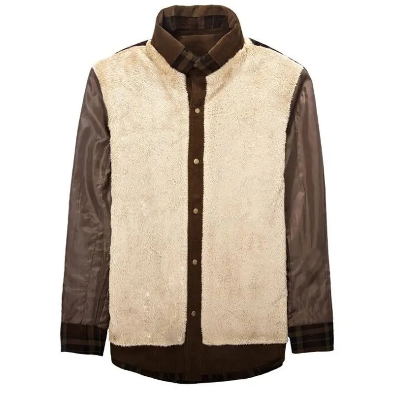 Chaqueta con Corderito a Cuadros - Image 10