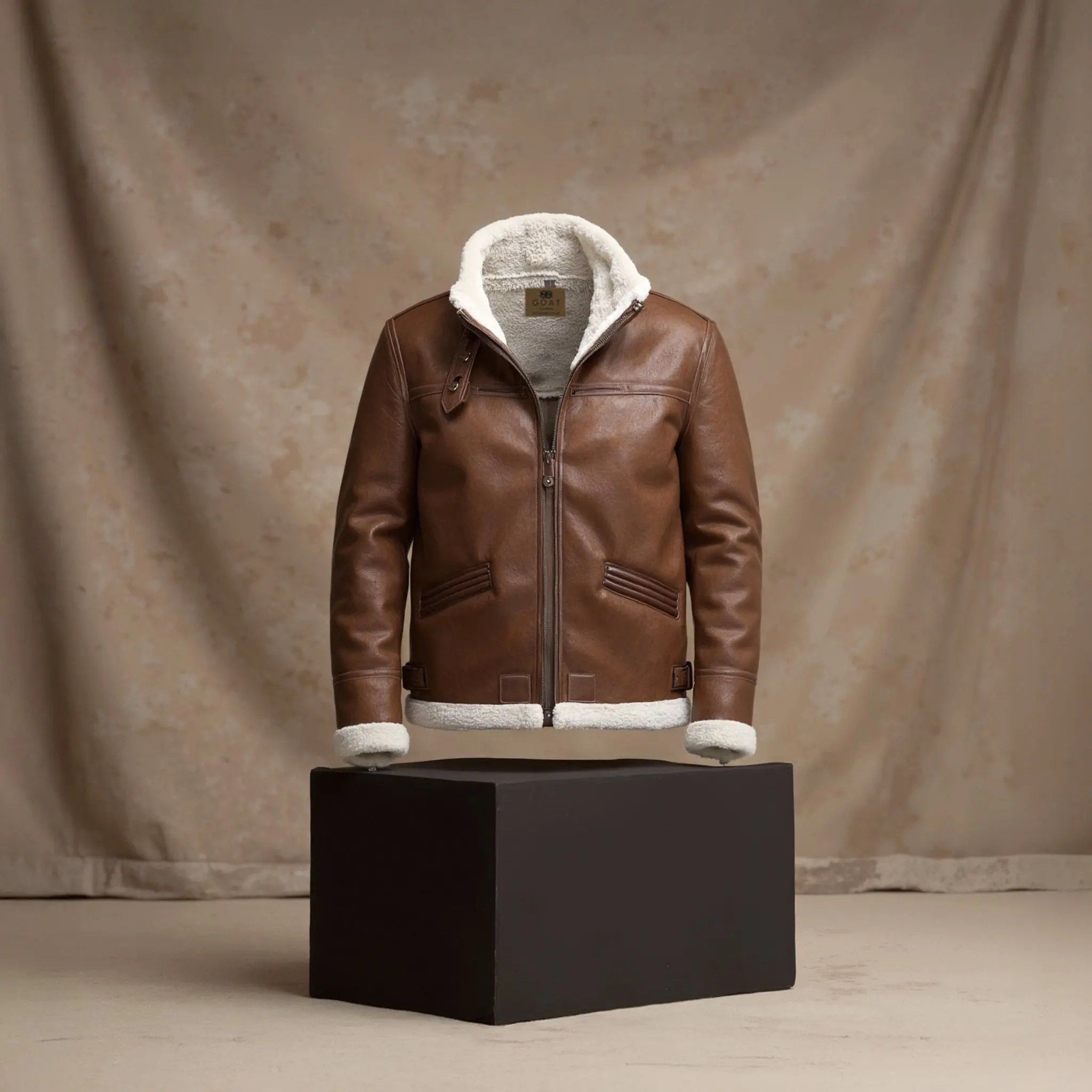 Chaqueta de cuero de chancho - Image 5