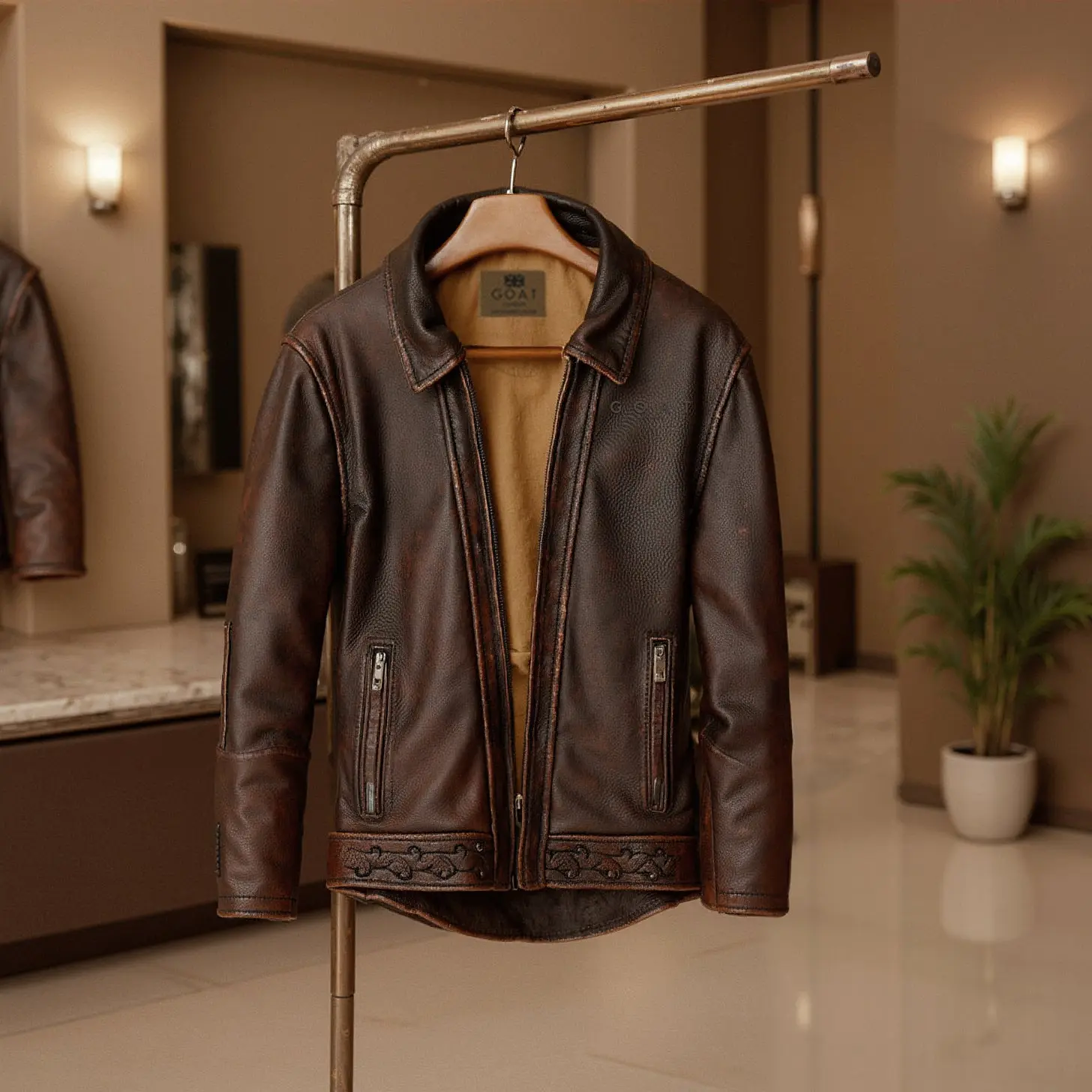 Chaqueta de Cuero Vacuno  Camden - Image 10