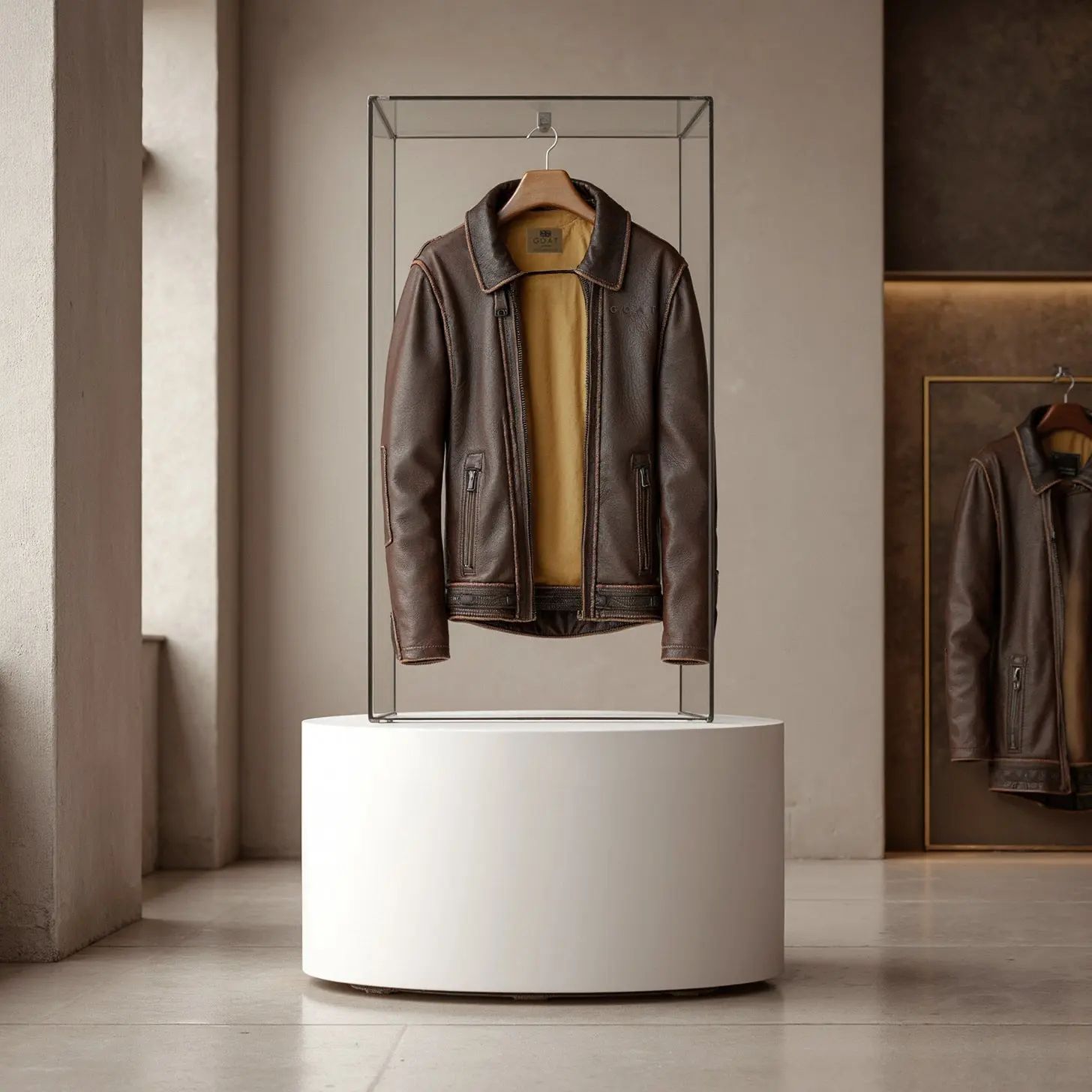 Chaqueta de Cuero Vacuno  Camden - Image 8