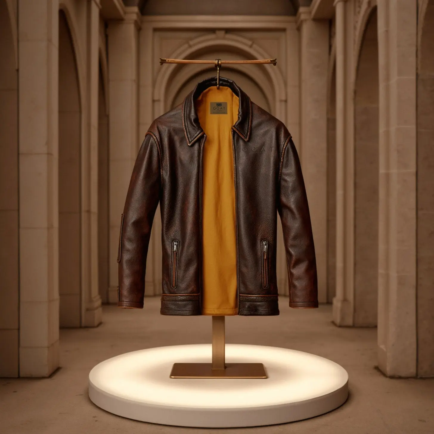 Chaqueta de Cuero Vacuno  Camden - Image 9