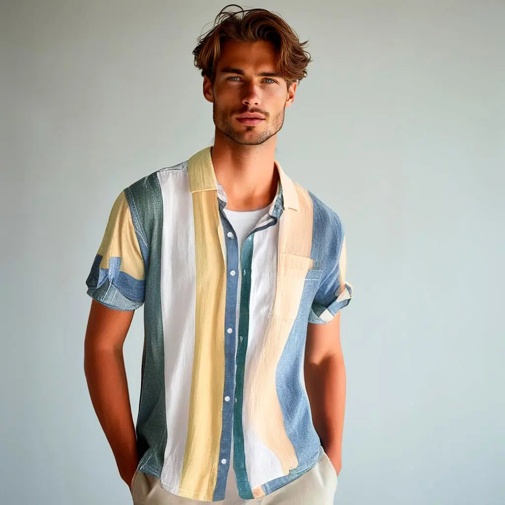 Camisa London Eye (100% lino) - Image 3