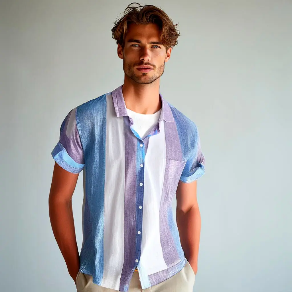 Camisa London Eye (100% lino) - Image 4